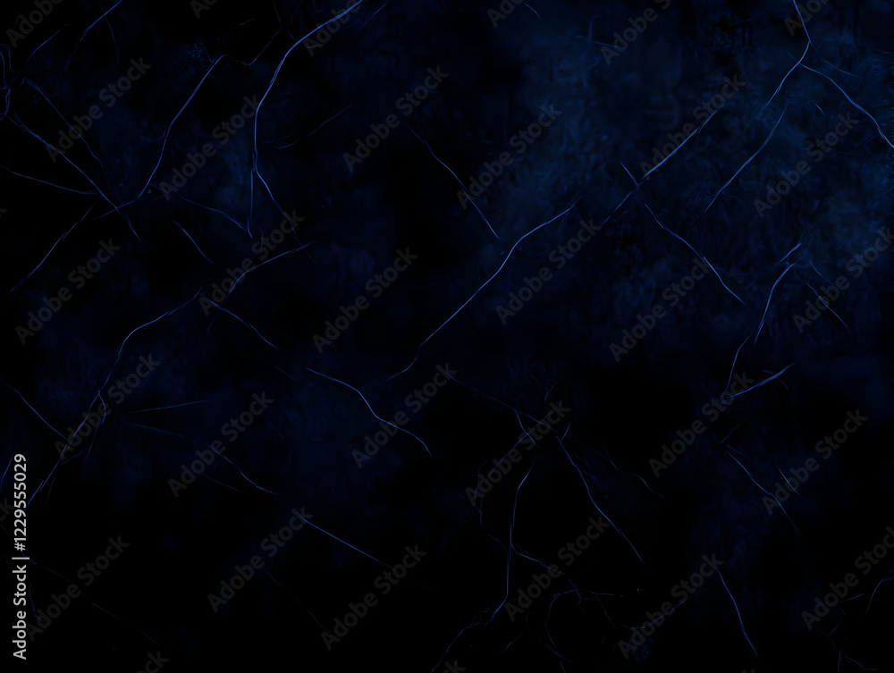 Poster dark blue abstract background creates a moody and mysterious atmosphere with subtle light streaks.