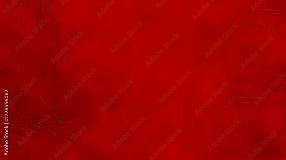 Poster Abstract Red Background Creates a Deep and Dramatic Backdrop with Subtle Texture.