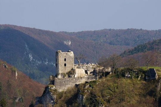 Castle ruin Neideck Franconia Bavaria Germany