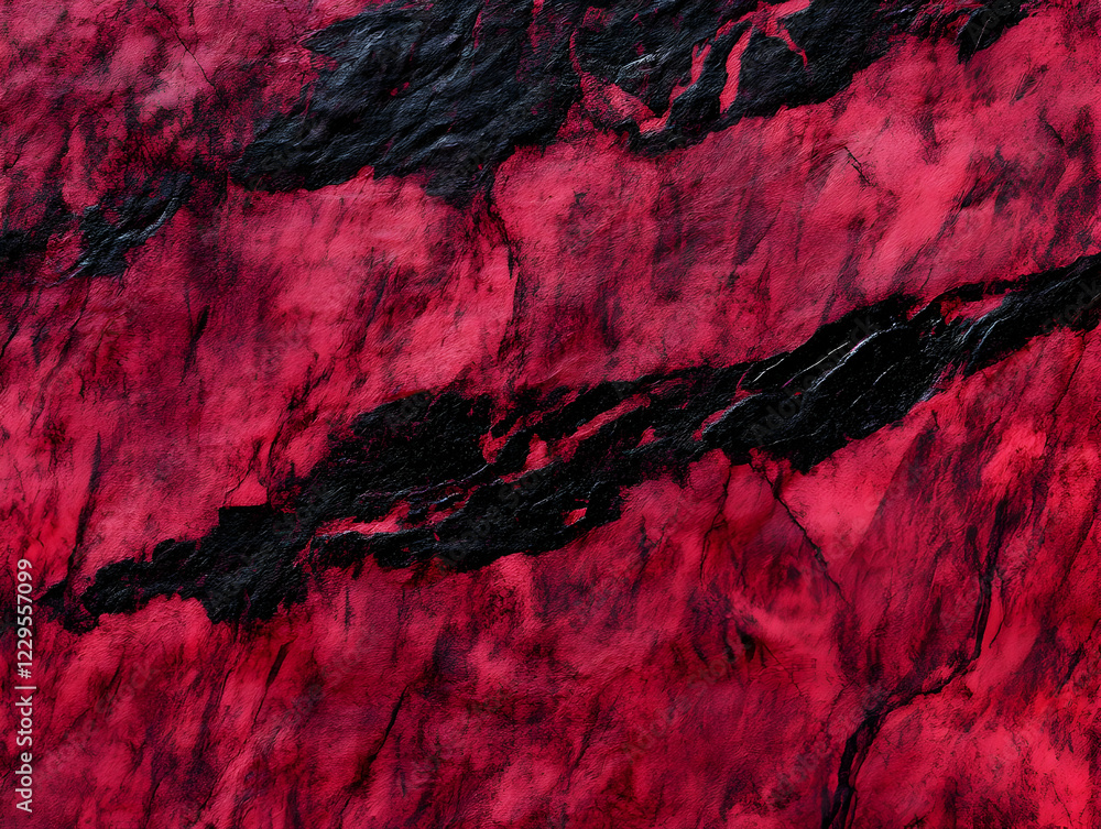 Poster dark veins abstract background texture creates a moody and dramatic atmosphere with deep red hues.