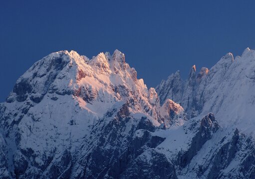 Peak of the Elfer Group, Sextener Dolomites, South Tyrol, Italy, Europe