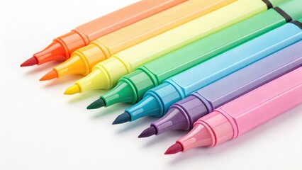 colorful felt pens