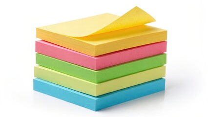 stack of colorful sticky notes