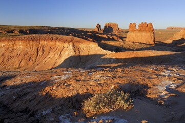 Sandstone formations, Goblin Valley State Park, Utah, USA, North America