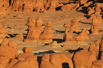 Sandstone formations, Goblin Valley State Park, Utah, USA, North America