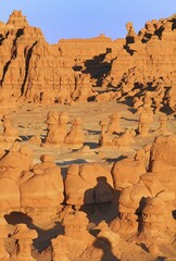 Sandstone formations, Goblin Valley State Park, Utah, USA, North America