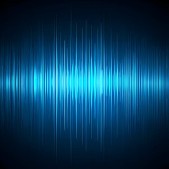 Abstract Blue Soundwave Background Creates Dynamic Visual Effect Smoothly and Beautifully