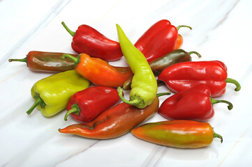 Fresh colorful peppers