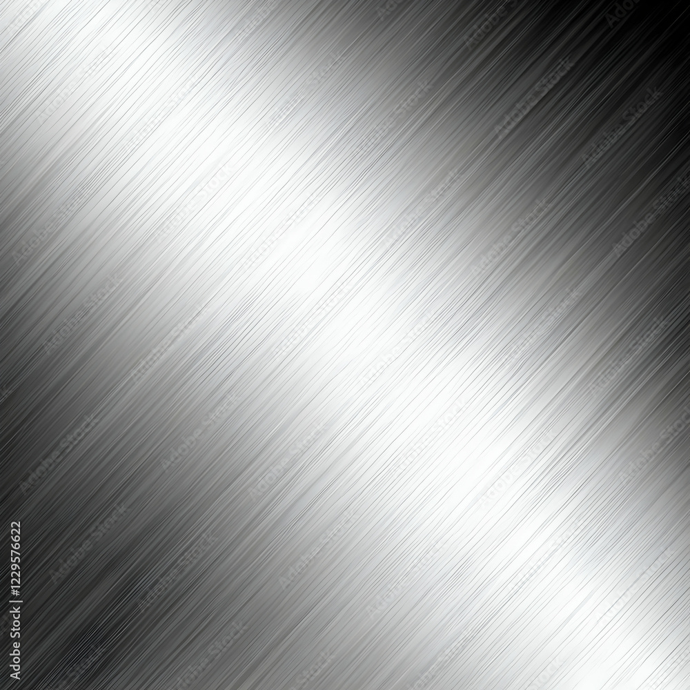 Aufkleber abstract silver metallic background creates a polished and sleek visual effect with diagonal lines.