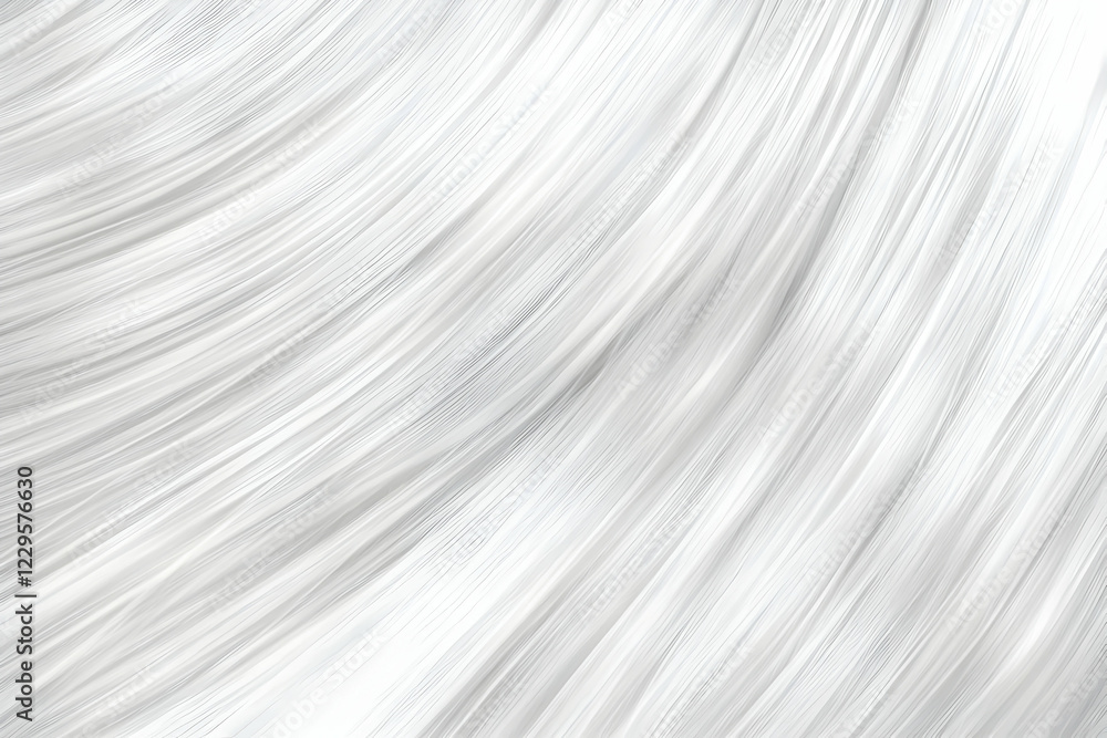 Poster abstract white background with smooth lines flows beautifully and smoothly across the frame.