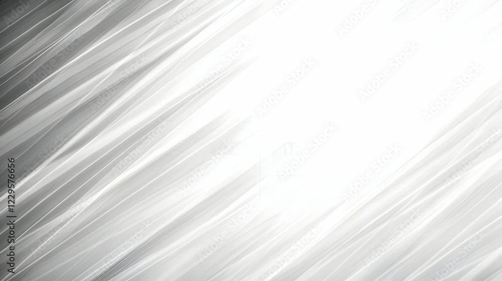 Poster abstract white and gray diagonal lines background creates a smooth gradient effect.