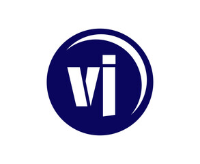 VJ sport emblem or team logotype. Ball logo with a combination of Initial letter V and J for balls shop, sports company, training, club badge.