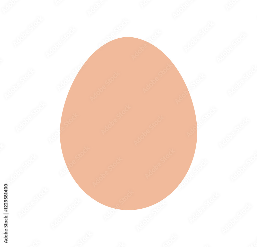 Wall mural egg illustration on transparent background. png food design element.