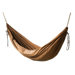 Relaxing Hammock White Background on transparent background.