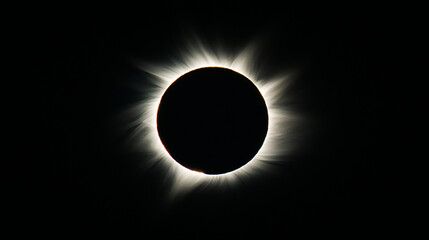One type of astronomical event is a solar eclipse. An accurate depiction of a solar eclipse. The sun is obscured by the moon. artificial intelligence generation
