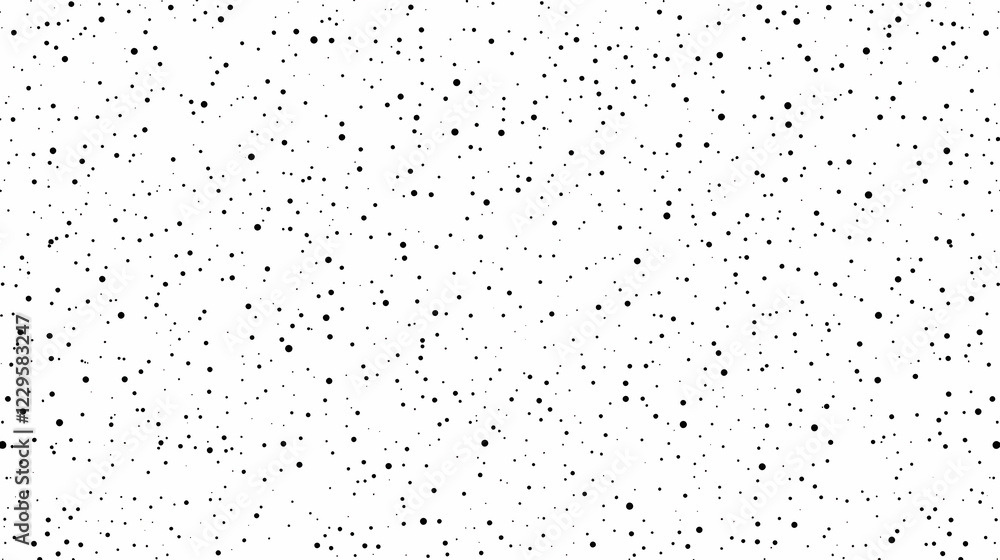 Poster abstract background with scattered dots creates a stylish and modern design.
