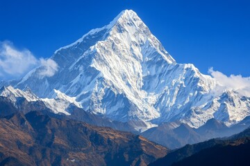 Obraz premium Majestic Himalayan Mountain Peak
