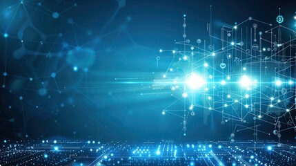 Global Network Connections: A Visual Representation of Digital Interconnectivity