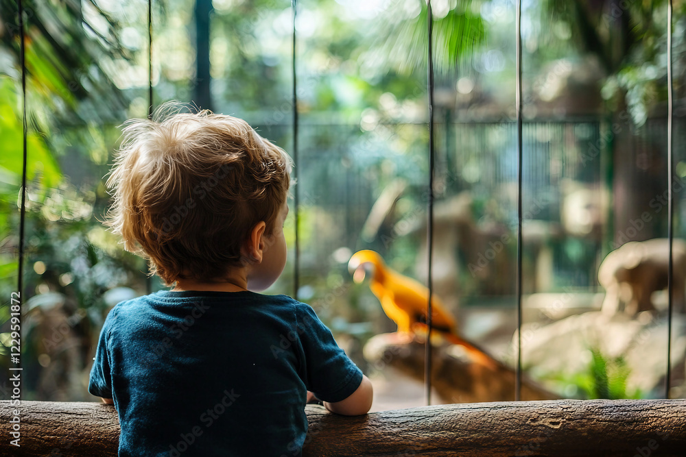 Poster children on a field trip to the zoo generative ai image