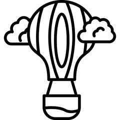 Hot air balloon Icon