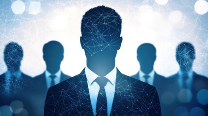 Networking event for business professionals corporate office digital image urban environment close-up viewpoint