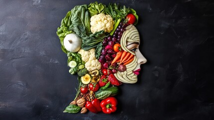 Creative food art display kitchen photography vibrant close-up healthy lifestyle inspiration
