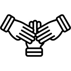 Obraz premium Cooperation Icon