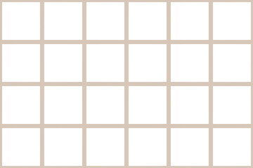 Grid layout pattern with white squares and beige border design