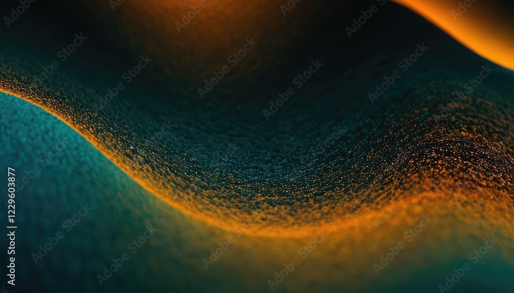 Poster wavy style shiny particles wallpaper in dynamic flow motion 8