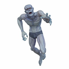 男性モンスター　3DCGレンダリング