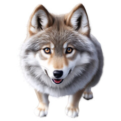 Fototapeta premium Wolf Clipart Vector Illustration – Wild Animal Design