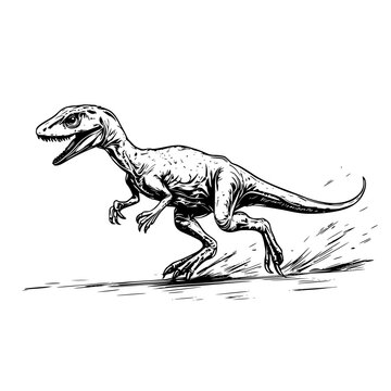 Velociraptor clip art preview