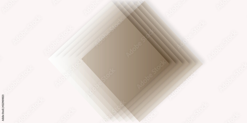 Poster abstract colorful square arrow line minimal geometric elegant white background with shiny lines, arc
