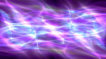 Abstract Purple and Blue Nebula: A Cosmic Dance of Light and Color