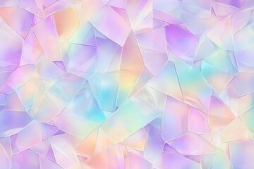 Obraz premium Holographic background with 3d glass shards