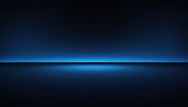 Gradient Blue abstract background. Smooth Dark blue with Black vignette Studio.
3