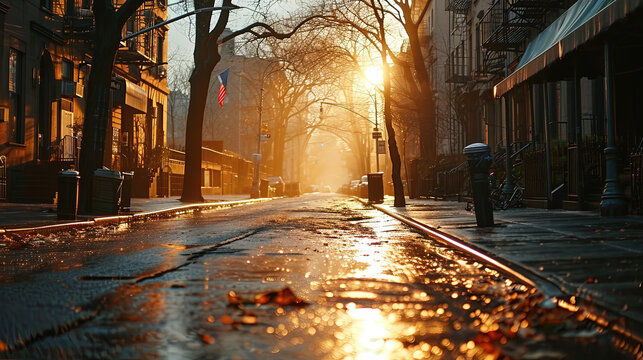 night view of the city