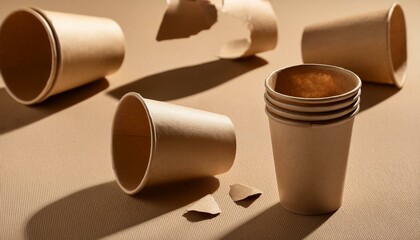 沢山の紙コップ