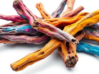 Abstract Driftwood Art for Veterans Day Celebration