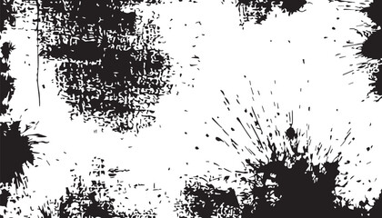 Black and White Abstract Grunge Texture background. Grunge Distressed Paint Background Overlay Texture. 