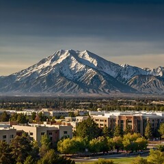 Obraz premium view from the top of the mountain