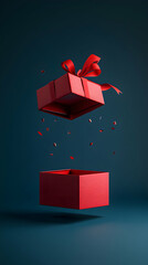 red gift box