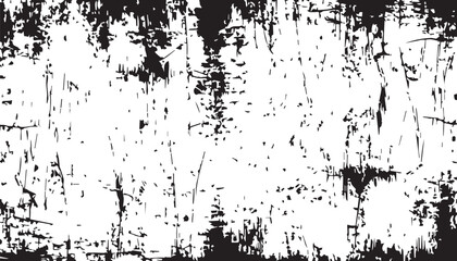 Black and white dust and Scratched Textured Background. Black and white Grunge texture. Distress overlay texture. Vector EPS10.
