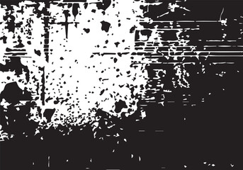 Black and white dust and Scratched Textured Background. Black and white Grunge texture. Distress overlay texture. Vector EPS10.