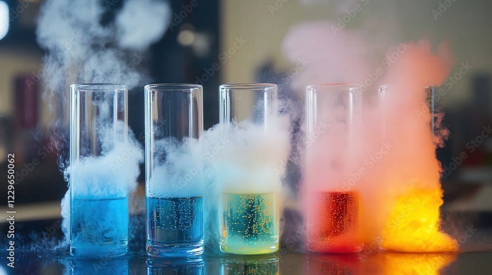 Poster liquids expand slightly when heated, based on particle motion