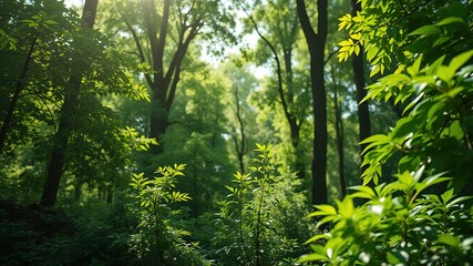 Fototapeta premium Mother's Day Eco Gift: Planting Trees for a Greener Future