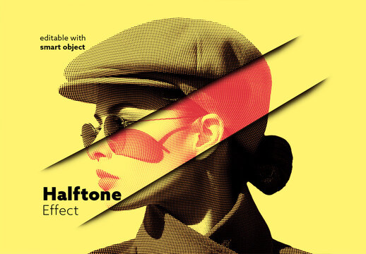 Halftone Photo Effect