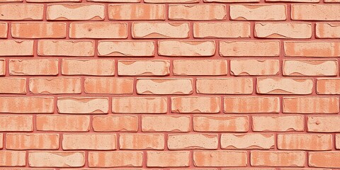Obraz premium Red Brick Wall Abstract Pattern - Modern Mother's Day Design