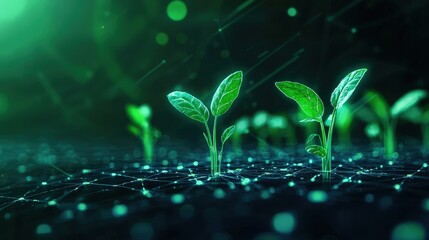 Green Growth in Digital Nature Landscape
