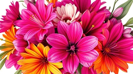 Obraz premium Spring Floral Line Art Designs for Mother's Day Cards